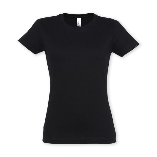 SOLS Imperial Womens Tees Deep Black